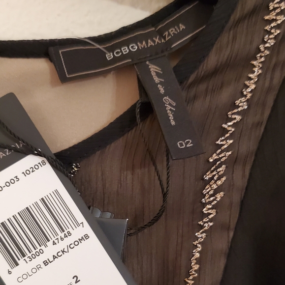 BCBG MAXAZRIA Embroidered Maxi Dress 2 NWT - Picture 4 of 6